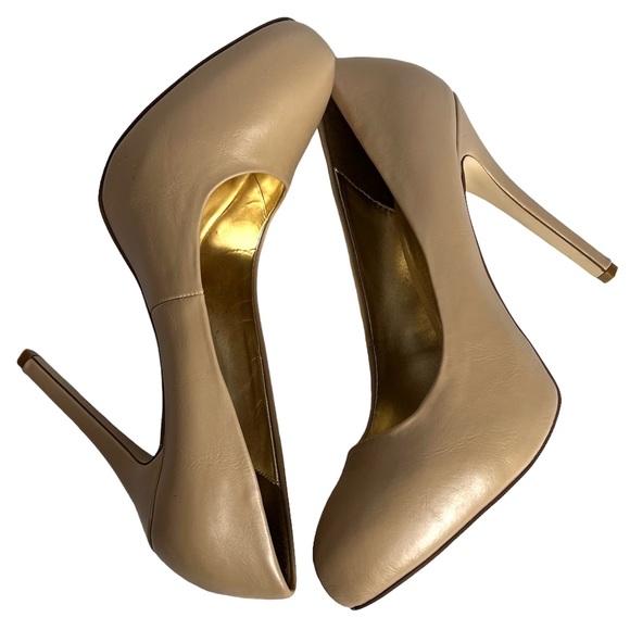 Madden Girl Hollisss Nude High Heel Pumps Size 8.5 - Picture 5 of 7